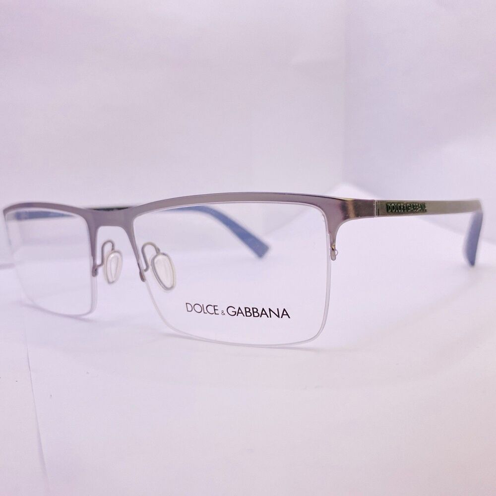 Dolce & Gabbana Eyeglasses Authentic DG 1284 1288 54 [] 18 140 Rubber Grey